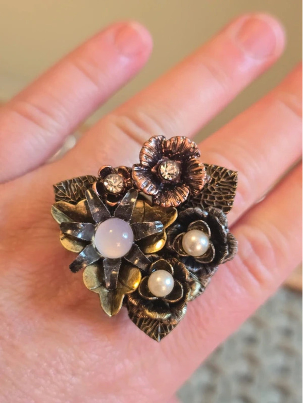 Chunky Statement Ring - Adjustable - Brand New